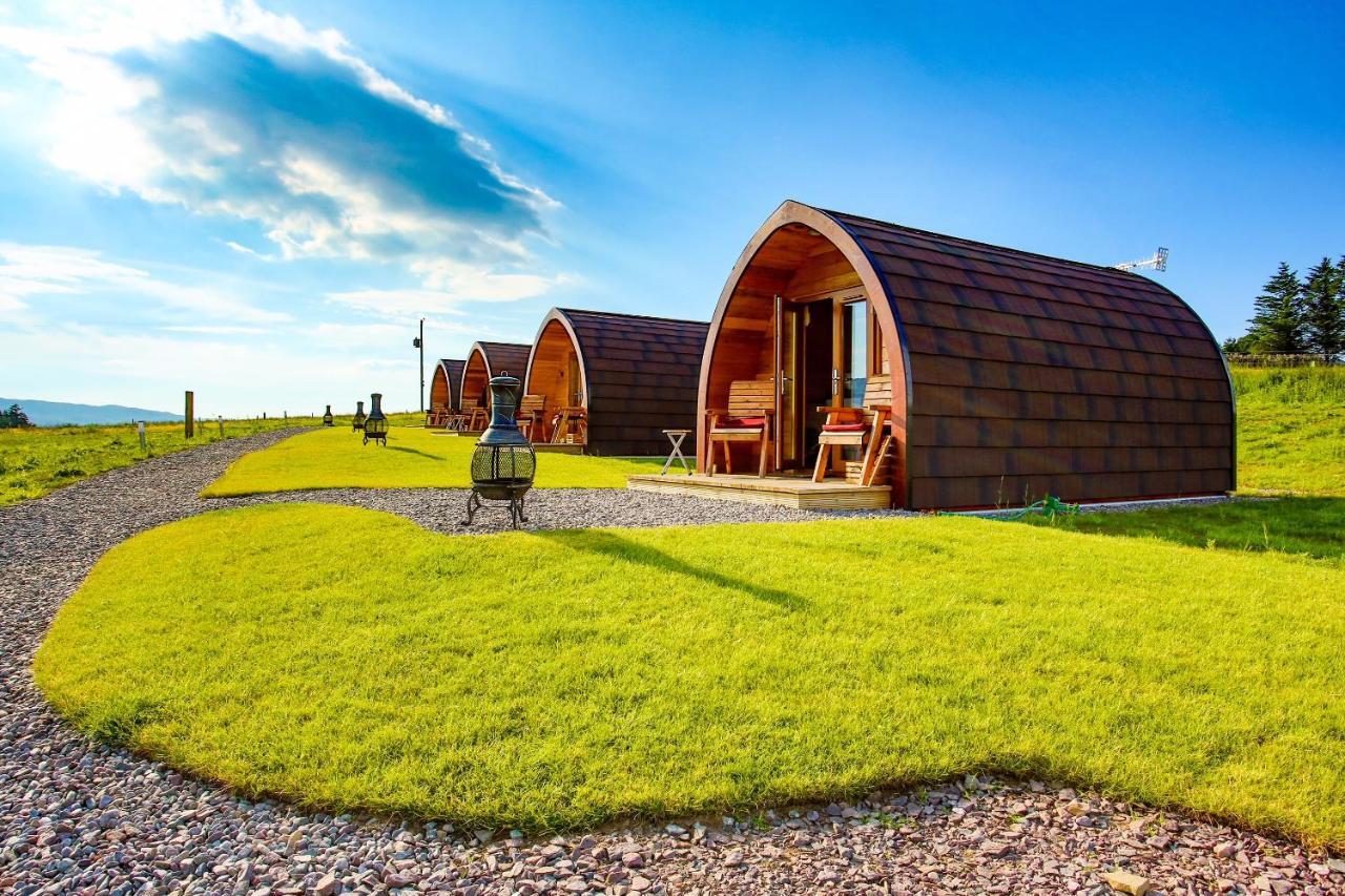 Villa Skeabost View Pods Skye Portree Exterior foto