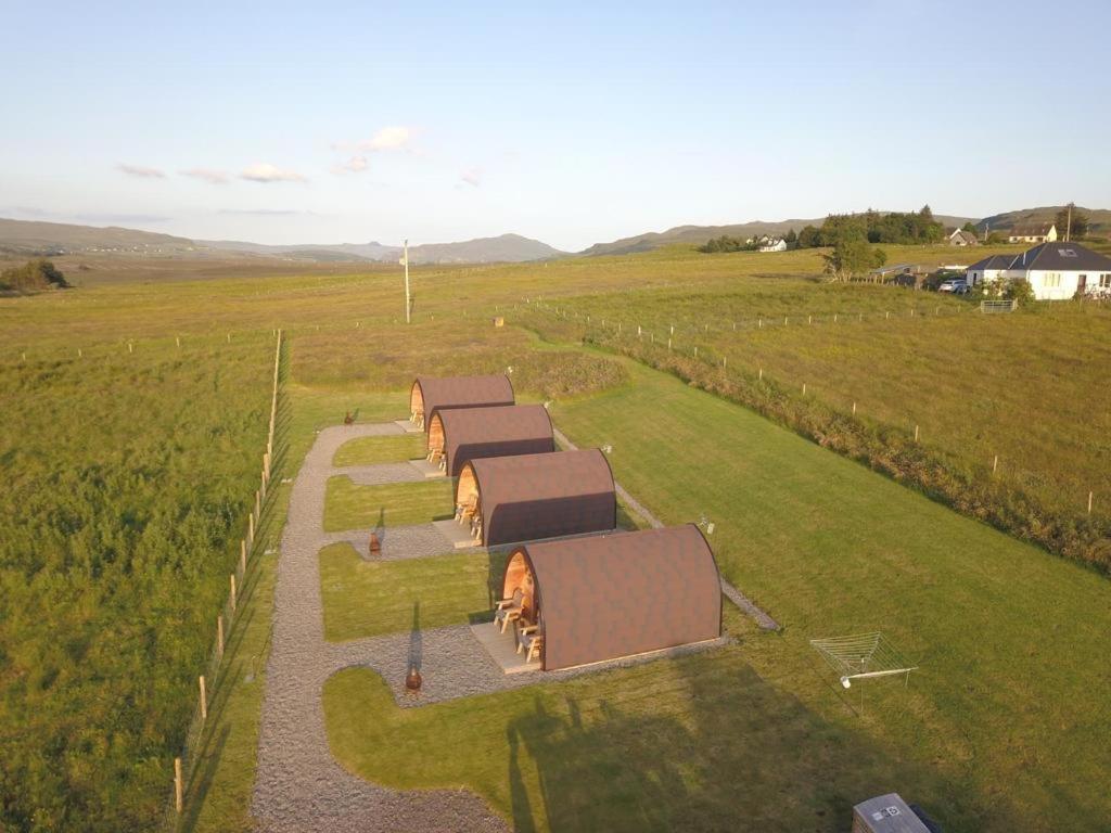 Villa Skeabost View Pods Skye Portree Exterior foto